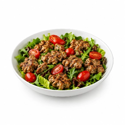 Cheeburger Cheeburger Salads Turkey Burger with Grape Tomatoes