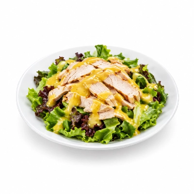 Cheeburger Cheeburger Salads Turkey Burger with Honey Mustard Dressing