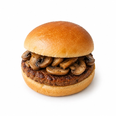 Cheeburger Cheeburger Salads Veggie Burger with Mushrooms