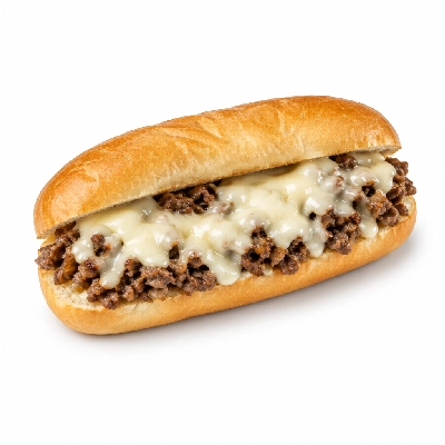 Cheeburger Cheeburger Sandwiches Cheesesteak with American Cheese