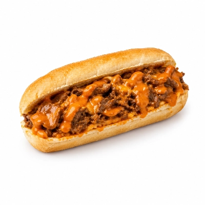 Cheeburger Cheeburger Sandwiches Cheesesteak with Buffalo Sauce