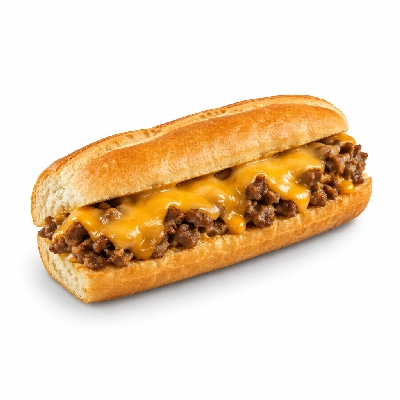 Cheeburger Cheeburger Sandwiches Cheesesteak with Cheddar Cheese