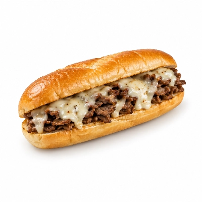 Cheeburger Cheeburger Sandwiches Cheesesteak with Pepper Jack Cheese