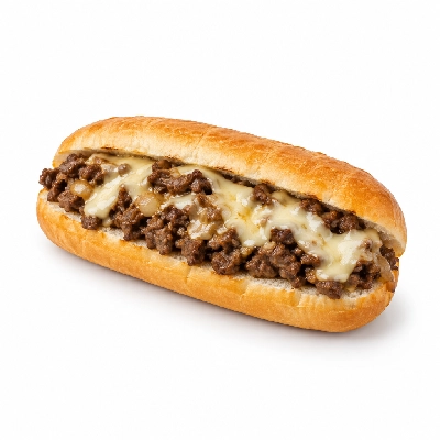 Cheeburger Cheeburger Sandwiches Cheesesteak with Tabasco