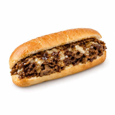 Cheeburger Cheeburger Sandwiches Cheesesteak with Teriyaki Sauce