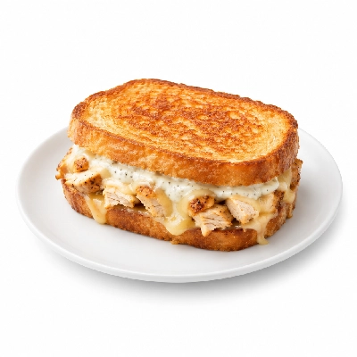 Cheeburger Cheeburger Sandwiches Chicken Melt with Zesty Horseradish Sauce