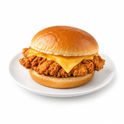 Cheeburger Cheeburger Sandwiches Fried Chicken Finger with American Cheese