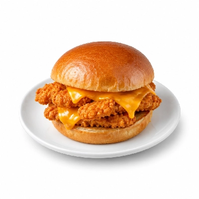 Cheeburger Cheeburger Sandwiches Fried Chicken Finger with Cheddar Cheese