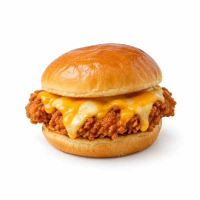 Cheeburger Cheeburger Sandwiches Fried Chicken Finger with Jack Cheddar Cheese Mix