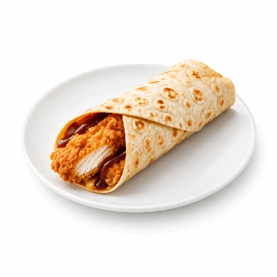 Cheeburger Cheeburger Sandwiches Fried Chicken Finger Wrap with BBQ Sauce