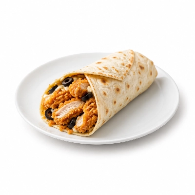 Cheeburger Cheeburger Sandwiches Fried Chicken Finger Wrap with Black Olives