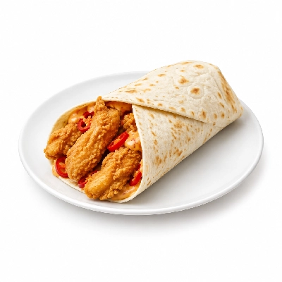 Cheeburger Cheeburger Sandwiches Fried Chicken Finger Wrap with Chili