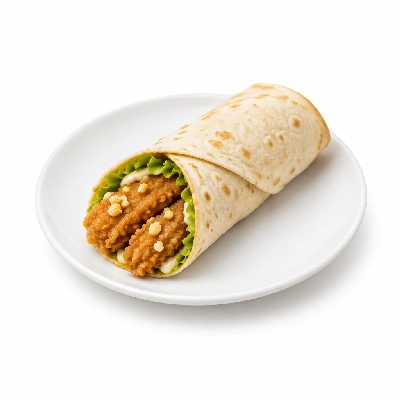 Cheeburger Cheeburger Sandwiches Fried Chicken Finger Wrap with Chopped Garlic