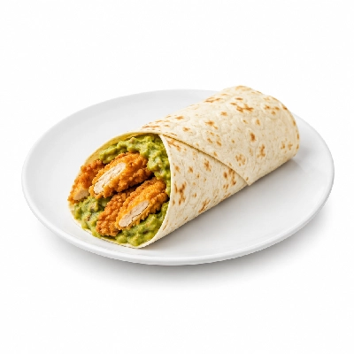Cheeburger Cheeburger Sandwiches Fried Chicken Finger Wrap with Guacamole