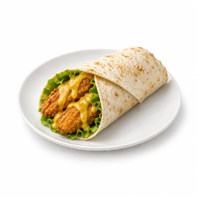 Cheeburger Cheeburger Sandwiches Fried Chicken Finger Wrap with Honey Mustard