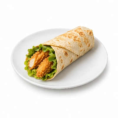 Cheeburger Cheeburger Sandwiches Fried Chicken Finger Wrap with Lettuce