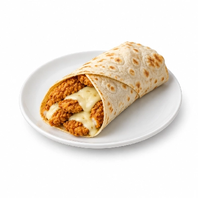 Cheeburger Cheeburger Sandwiches Fried Chicken Finger Wrap with Swiss Cheese