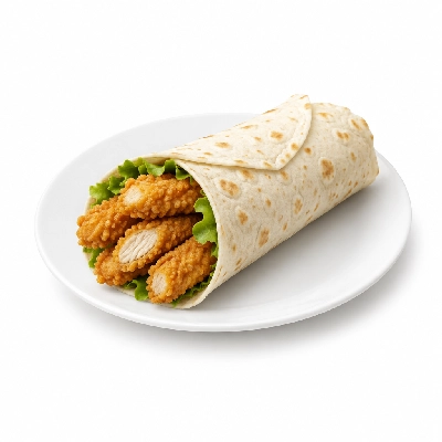 Cheeburger Cheeburger Sandwiches Fried Chicken Finger Wrap with Worcestershire Sauce