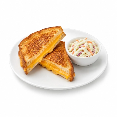 Cheeburger Cheeburger Sandwiches Grilled Cheese with Coleslaw