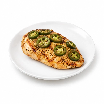 Cheeburger Cheeburger Sandwiches Grilled Chicken Breast with Jalapeno Peppers