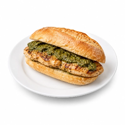 Cheeburger Cheeburger Sandwiches Grilled Chicken Breast with Pesto Sauce