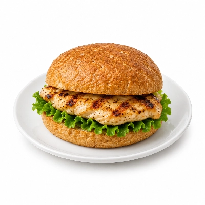 Cheeburger Cheeburger Sandwiches Grilled Chicken Breast with Substitute Wheat Bun