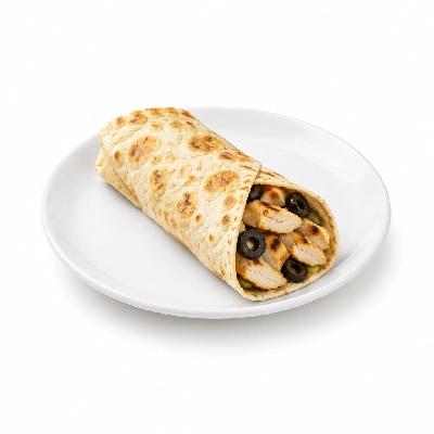 Cheeburger Cheeburger Sandwiches Grilled Chicken Breast Wrap with Black Olives