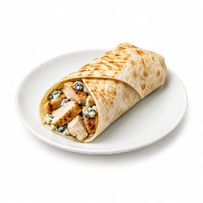 Cheeburger Cheeburger Sandwiches Grilled Chicken Breast Wrap with Bleu Cheese Crumbles