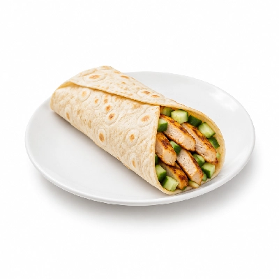 Cheeburger Cheeburger Sandwiches Grilled Chicken Breast Wrap with Cucumbers