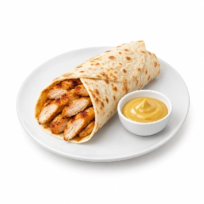 Cheeburger Cheeburger Sandwiches Grilled Chicken Breast Wrap with Dijon Mustard