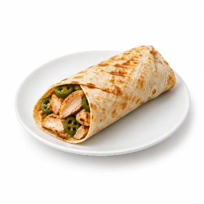 Cheeburger Cheeburger Sandwiches Grilled Chicken Breast Wrap with Jalapeno Peppers
