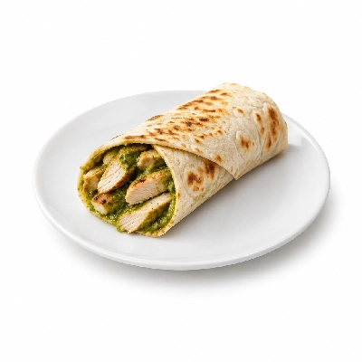 Cheeburger Cheeburger Sandwiches Grilled Chicken Breast Wrap with Pesto Sauce