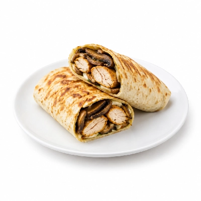 Cheeburger Cheeburger Sandwiches Grilled Chicken Breast Wrap with Portobello Mushroom