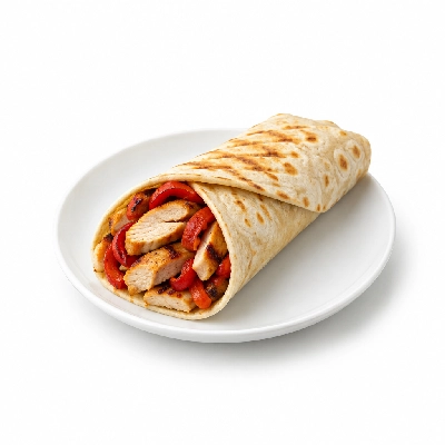 Cheeburger Cheeburger Sandwiches Grilled Chicken Breast Wrap with Roasted Red Peppers