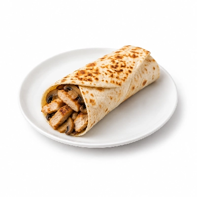 Cheeburger Cheeburger Sandwiches Grilled Chicken Breast Wrap with Sauteed Mushrooms