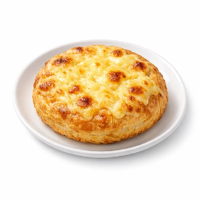Cheese-topped pastry
