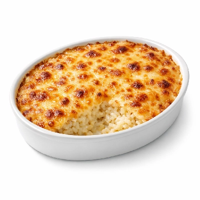 Cheesy rice casserole