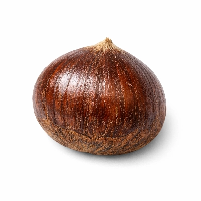 Chestnuts raw unpeeled