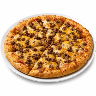 Chicago's Pizza Cheese Burger Pizza Family
