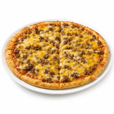 Chicago's Pizza Cheese Burger Pizza Medium
