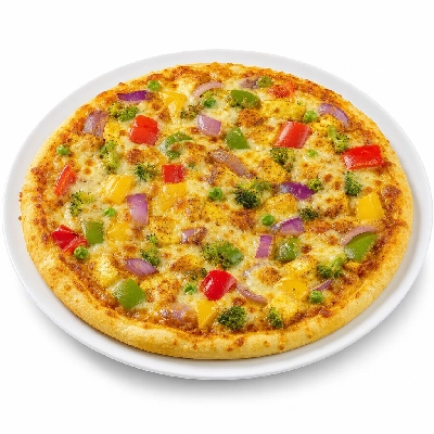 Chicago's Pizza Curry Veggie Pizza Family