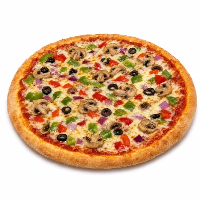 Chicago's Pizza Indian Veggie Pizza with Red Sauce Large