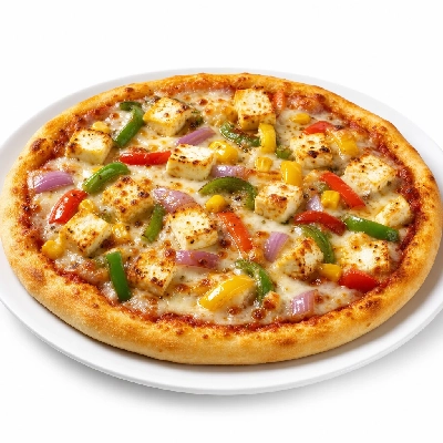 Chicago's Pizza Paneer Veggie Pizza Medium