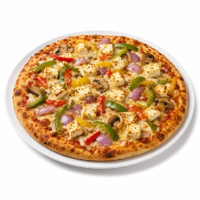 Chicago's Pizza Paneer Veggie Pizza Personal