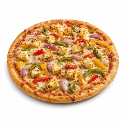 Chicago's Pizza Paneer Veggie Pizza Small