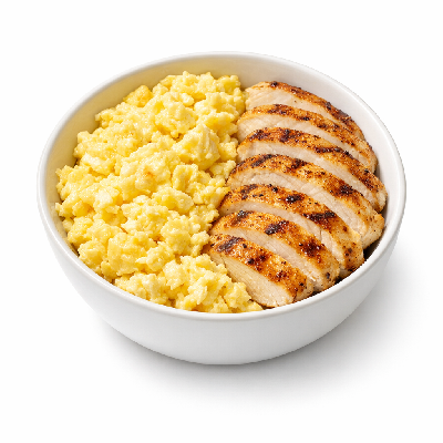 Chick-fil-A Hash Brown Scramble Bowl with Grilled Fillet No Hashbrowns