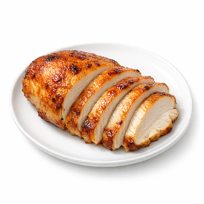 Chicken broiler rotisserie bbq breast meat only