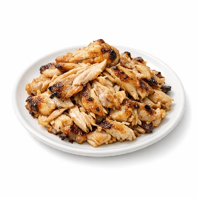 Chicken broiler rotisserie bbq wing meat only