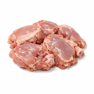 Chicken broilers or fryers dark meat only raw