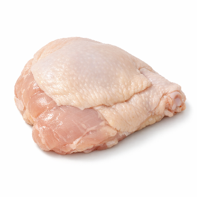 Chicken broilers or fryers light meat and skin raw